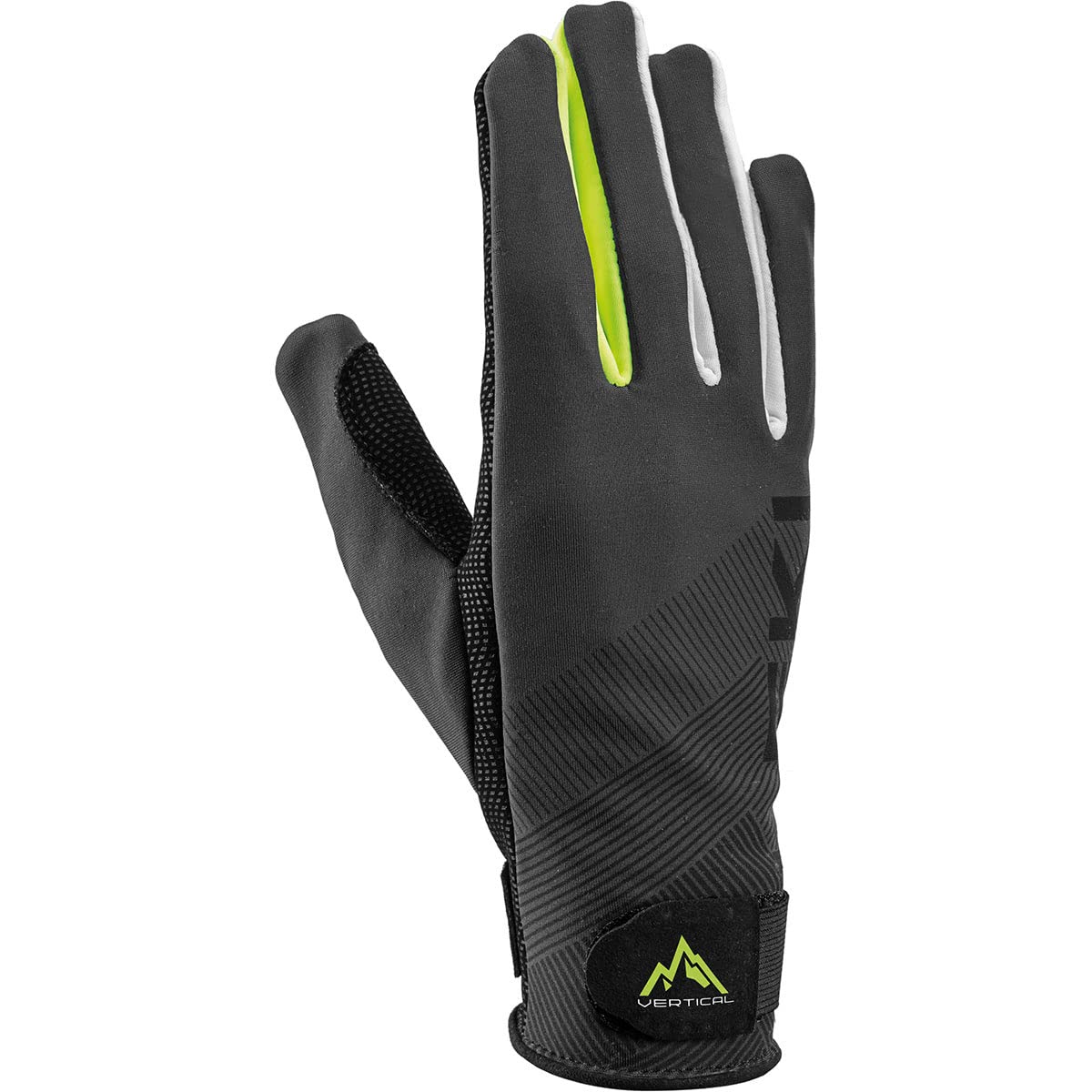 LEKI Guide Handschuhe, Charcoal-neon Yellow-White, EU 10