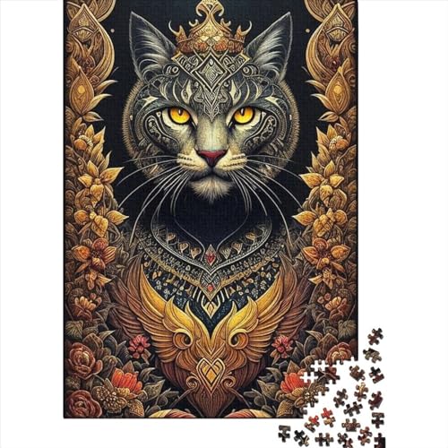 1000-teiliges Puzzle für Erwachsene, süßes Katzen-Puzzle, Puzzle für Erwachsene, Teenager, Geburtstagsgeschenk, Geschenke für Erwachsene, 75 x 50 cm