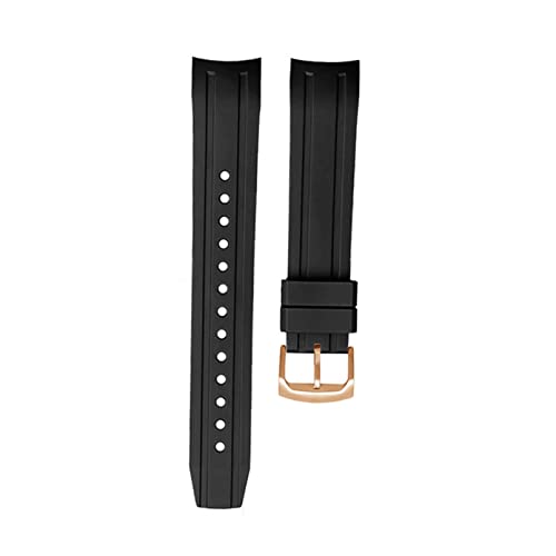 BANDKIT Uhrenarmband für Citizen BN0190-15E/0191/0193 CA0718-13E CA4386/4385 Gummi-Uhrenarmband für Herren, Zubehör, 22 mm, Achat