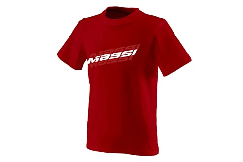 MASSI 48652 Shirt, Kinder, Rot, 7/8