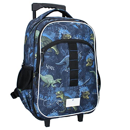 Spielwaren Klee Dinosaurier Kindertrolley Jungen ab 4 Jahre groß Trolley Rucksack Dino Kinder Handgepäck 20 L