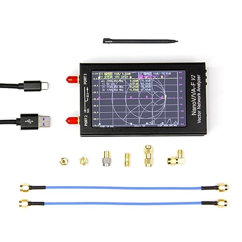 Yunnaty 1Set 50K-3G Vektor-Netzwerkanalysator -V2 F HF VHF UHF Tragbarer Multifunktions-Antennenanalysator