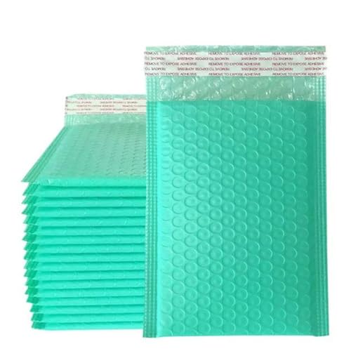 100 Packungen Versandtaschen, schwarze Verpackungsbeutel für Umschläge, Schmuckverpackungsbeutel, Anti-Extrusion, wasserdicht, blau, 15 x 18 cm