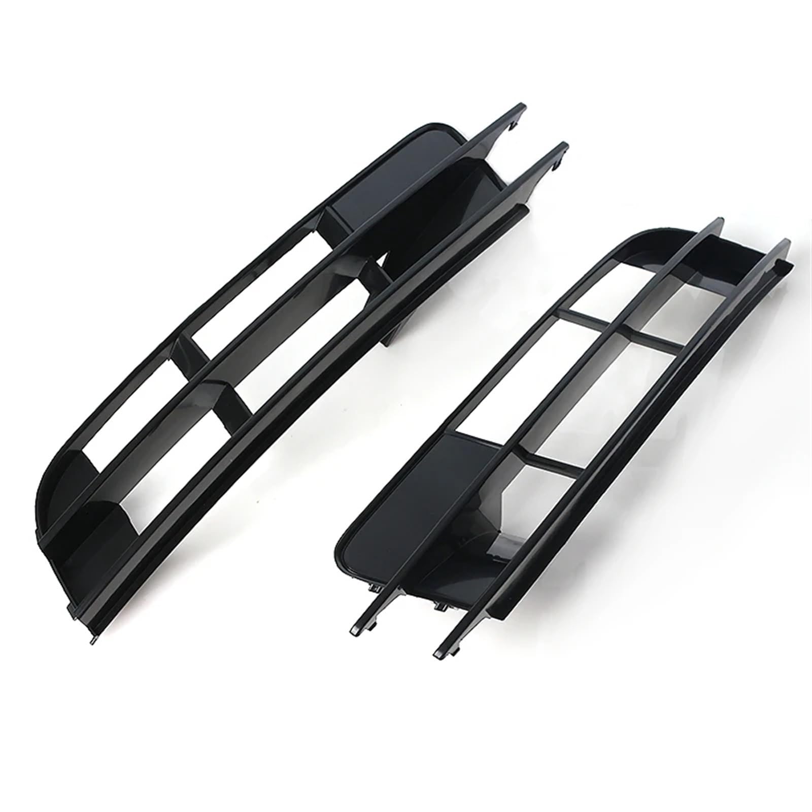 Frontgrills Für Q7 2007 2008 2009 4L0807681 4L0807682 Front Lower Bumper Grills Nebel Licht Kühlergrill Abdeckung Schwarz Kunststoff Links & Rechts Front Bumper Grille(Rechts)