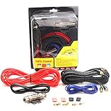 ISUDAR 10 Gauge Pure Copper Stromkabel Subwoofer Lautsprecher Car Audio Wire Line Wiring Verstärker Installationskit Sicherung Cinch