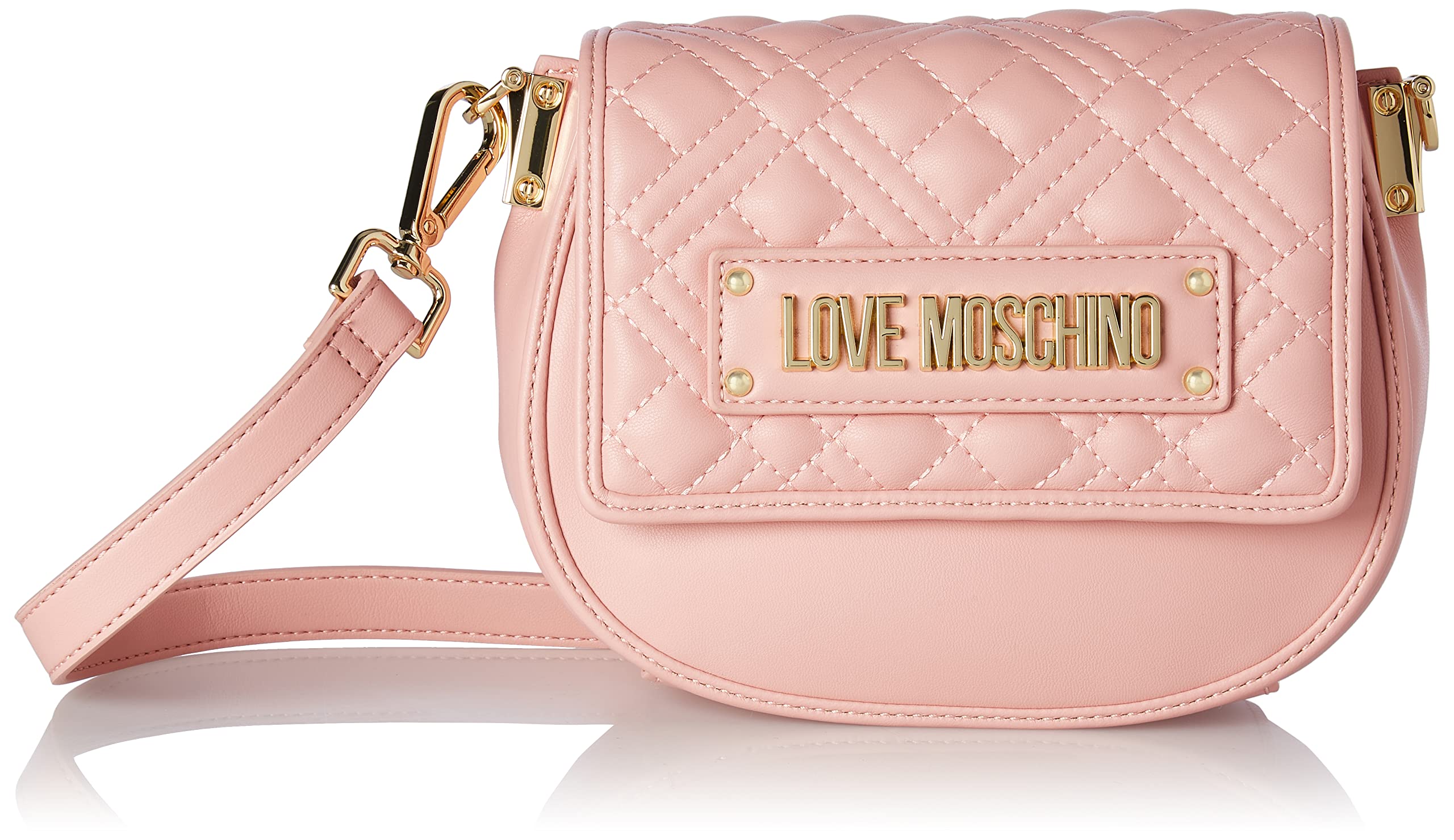 Love Moschino Damen Schultertasche, Rosa