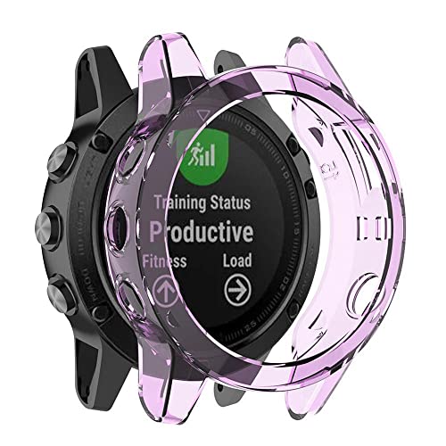 OPKDE Schutzhülle für Garmin Fenix 7 7S 7X Schutzhülle Smart Watch TPU Bumper für Fenix 7 7S 7X Schutzhülle Rahmen Shell Sleeve, For Fenix 5X 5X Plus, Achat