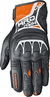 Held Motorradhandschuhe lang Motorrad Handschuh Kakuda Handschuh schwarz/orange 10, Herren, Sportler, Ganzjährig, Leder