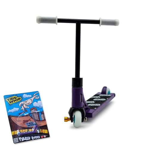 TAIL WHIP Finger Scooter aus Metall für Schwindelerregende Tricks, Mini Roller Spielzeug, das die Handmotorik fördert, Kompatibel mit Finger Tech Skateboard, Finger Skatepark, Fingerbike BMX, MBP