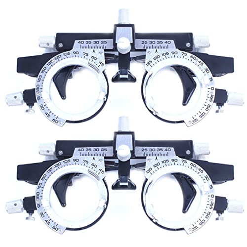 Ferleiss 2 x optische optische Testlinse Rahmen Augenoptiker Optiker