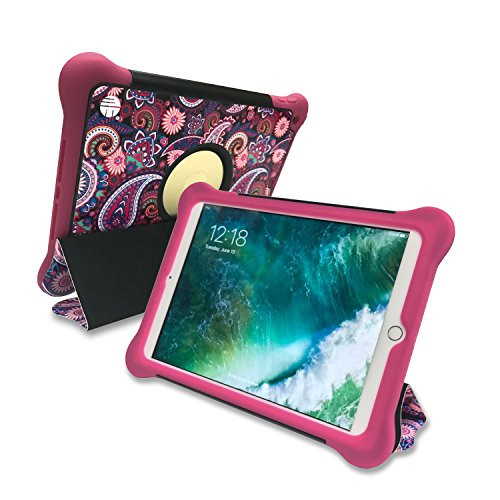 ME 3-In-1 Bumper-Case-Stand with Smart Tri-Fold Cover for New iPad 9.7-inch (2017 Release)