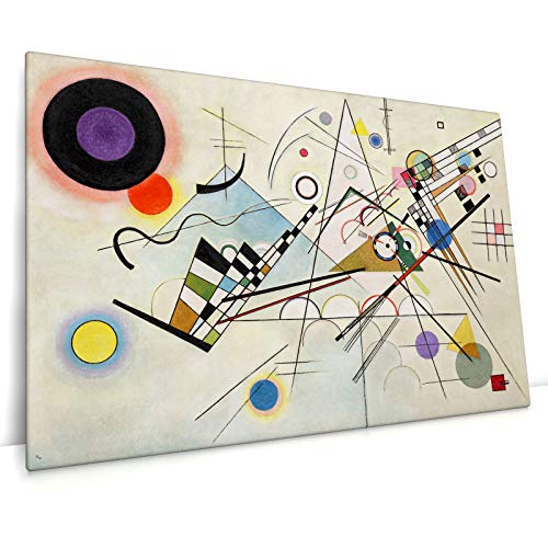 Komposition VIII 8 Wassily Kandinsky - Leinwand Bild, Wandbild, Kunst Druck (120 x 80 cm, Leinwand auf Keilrahmen, Komposition VIII)