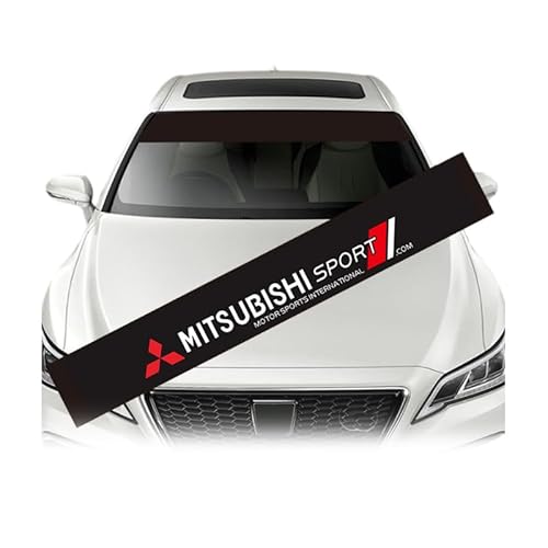 Car Front Rear Windshield Sticker,für Mitsubishi Eclipse Cross 2018-2023 Blockieren Sie UV-Strahlen Decoration Sticker Windshield Car Sticker,L