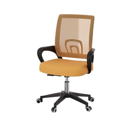 Bürostühle Bürostuhl Gaming - Ergonomischer Schreibtischstuhl mit mittlerer Rückenlehne, bequemer Polsterung, Lordosenstütze, Netzgewebe, verstellbar, drehbar, rollbar, for Zuhause, Chefsessel Schreib