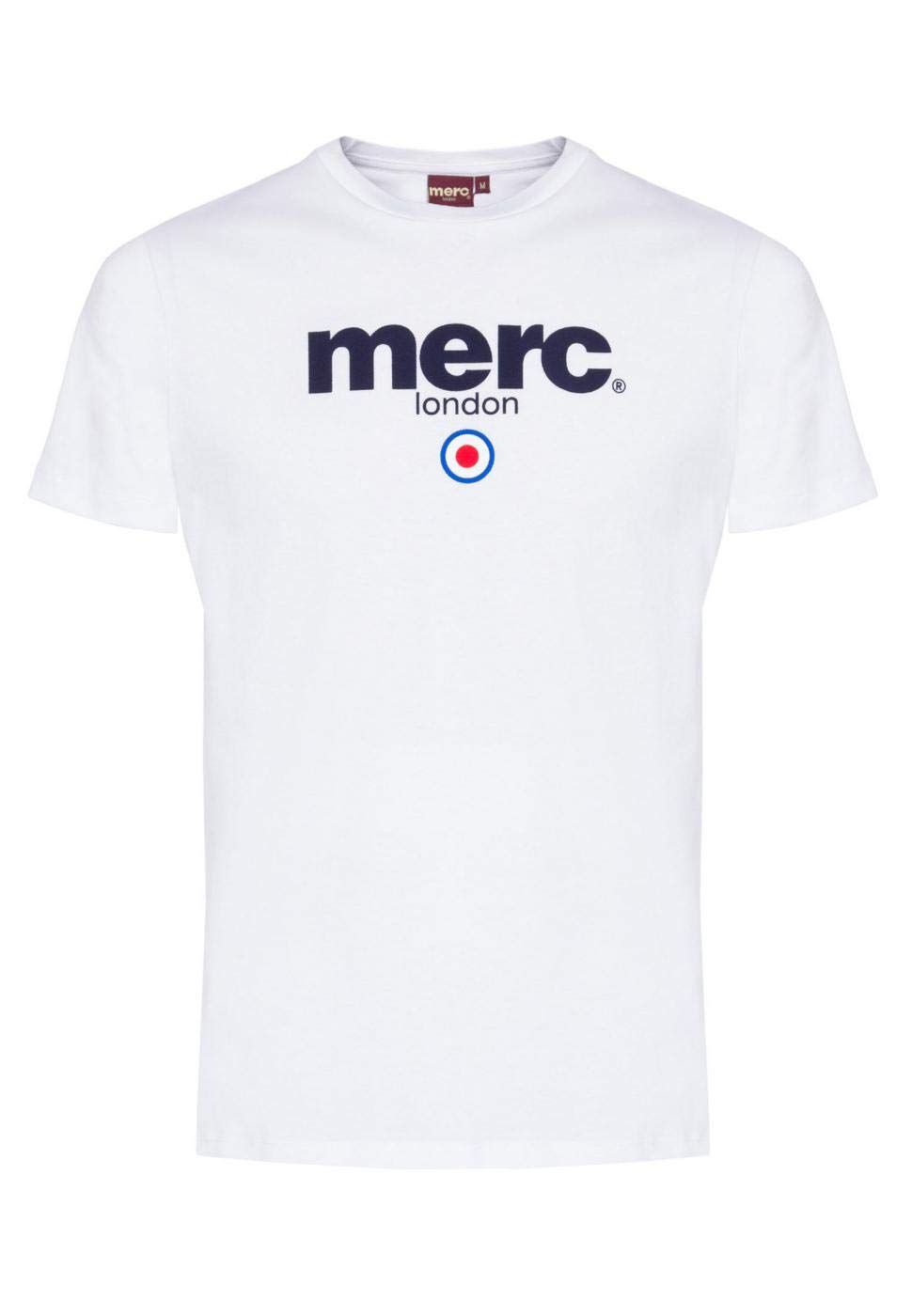 Merc of London Herren Brighton, T-Shirt, Weiß (White), X-Large