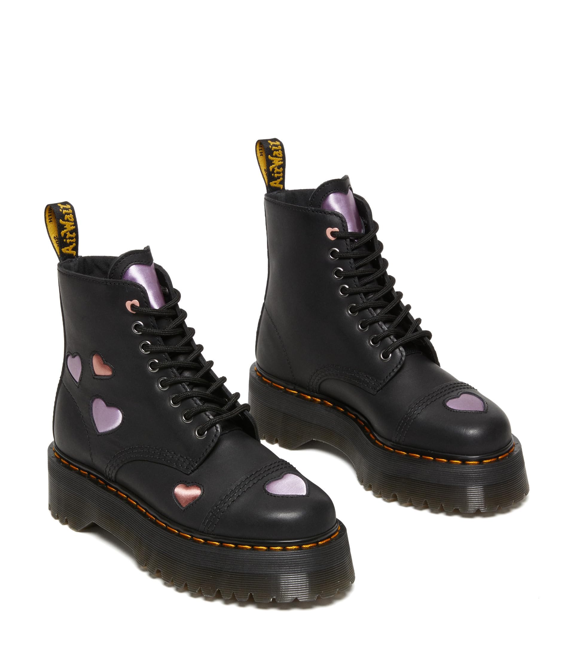 Dr. Martens Damen Sinclair Heart Fashion Boot, Schwarz, 7