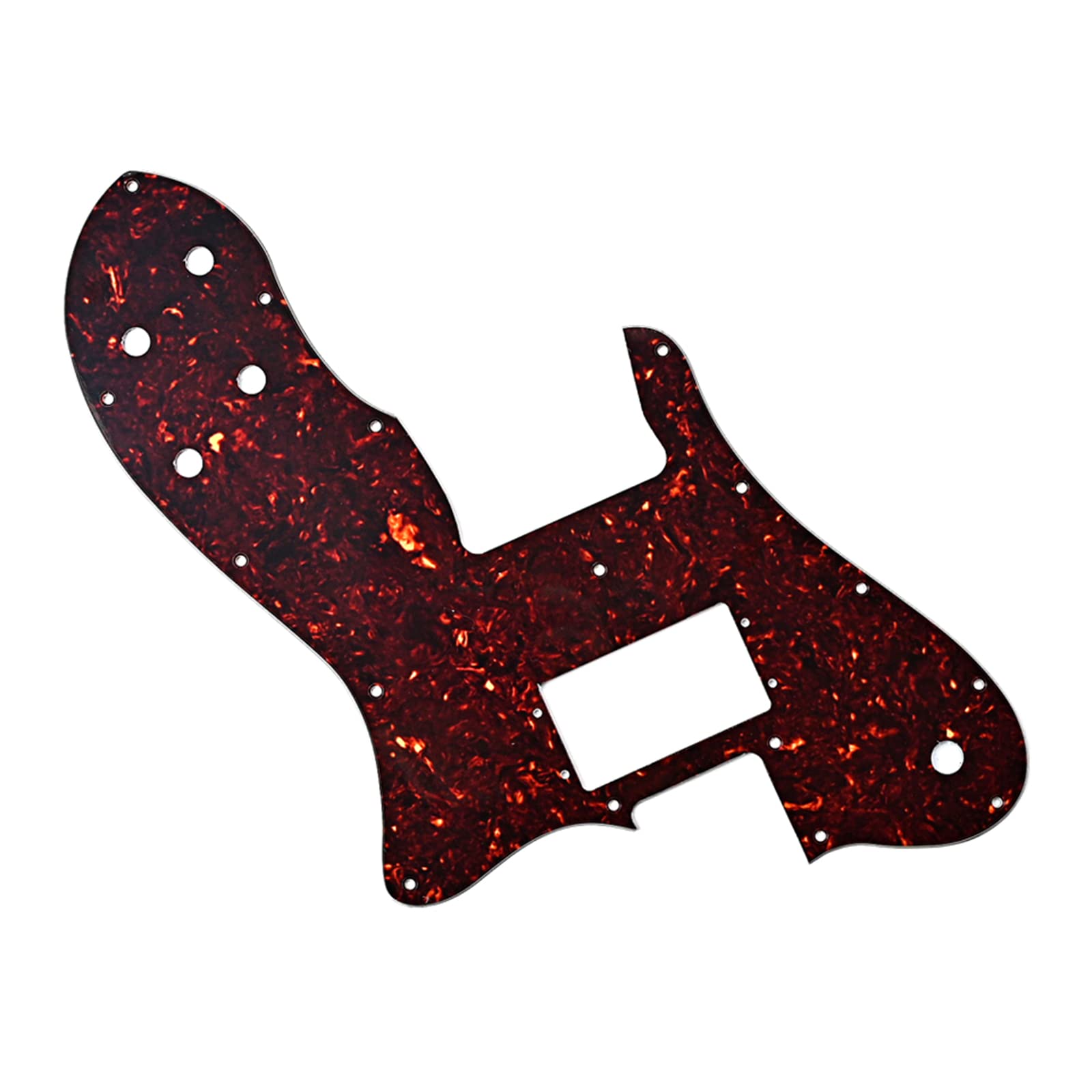 Gitarren-Pickguard mit 3 16 Löchern, Schlagplatte, Einzel-H-Plektrumschutz für 6 Saiten, Standard-Bassgitarre, Musikinstrument