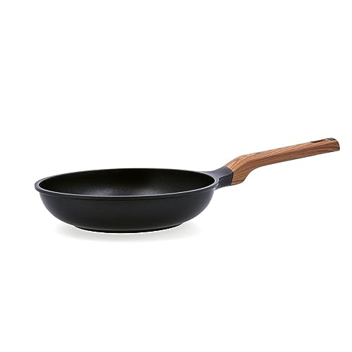 Quid Karbon Bratpfanne aus Aluminiumguss, 22 cm, Schwarz