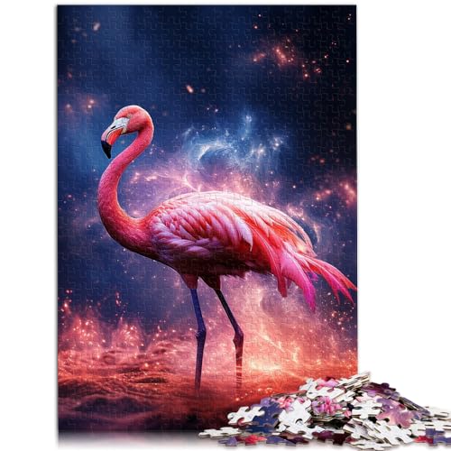 Puzzle, Lernspiele, Tier-Flamingos, 1000 Teile, Holzpuzzle, Spaß für Aktivitäten zu Hause, Geburtstagsgeschenk, Reisegeschenk, 1000 Teile (50 x 75 cm)