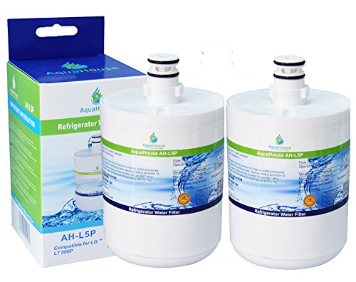 2x AH-L5P kompatibel für LG LT500P Wasserfilter, 5231JA2002A, GEN11042FR-08, ADQ72910901, Premium Kühlschrank Wasserfilter