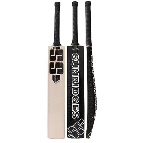 Ss Fledermaus Magnum Pro Cricketschläger, englische Weide, 6 Stück, weiß/schwarz, 32