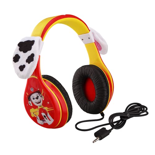 eKids PW-140MA Lizenzierter Paw Patrol Kopfhörer im Marshall Design mit kindgerechter Lautstärkebegrenzung und verstellbarem Kopfband für den besten