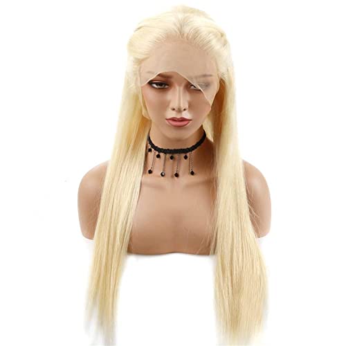 Lace Frontal Perücke glattes Haar Perücke Lace Front Perücke Echthaar 180% Dichte Blonde Lace Front Perücken für Frauen für den täglichen Partygebrauch