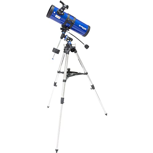 Meade Instruments Polaris 127 EQ Reflektor Teleskop, Polaris 127 EQ Reflektor-Teleskop, blau, One Size