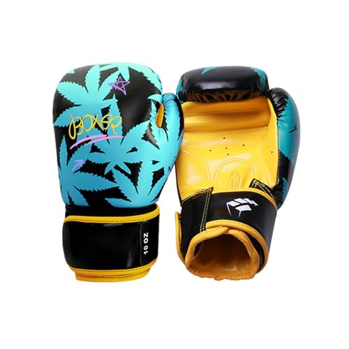 RYNDEX Boxing Gloves Männer Damen, Kickboxen Gepolstert Gloves, Boxhandschuhe für Damen und Herren, Stabilität(Multicolor 5,8oz)