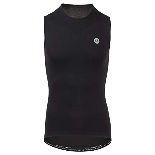 AGU Maglia Intima Everyday Base Unisex Nero - Smanicata