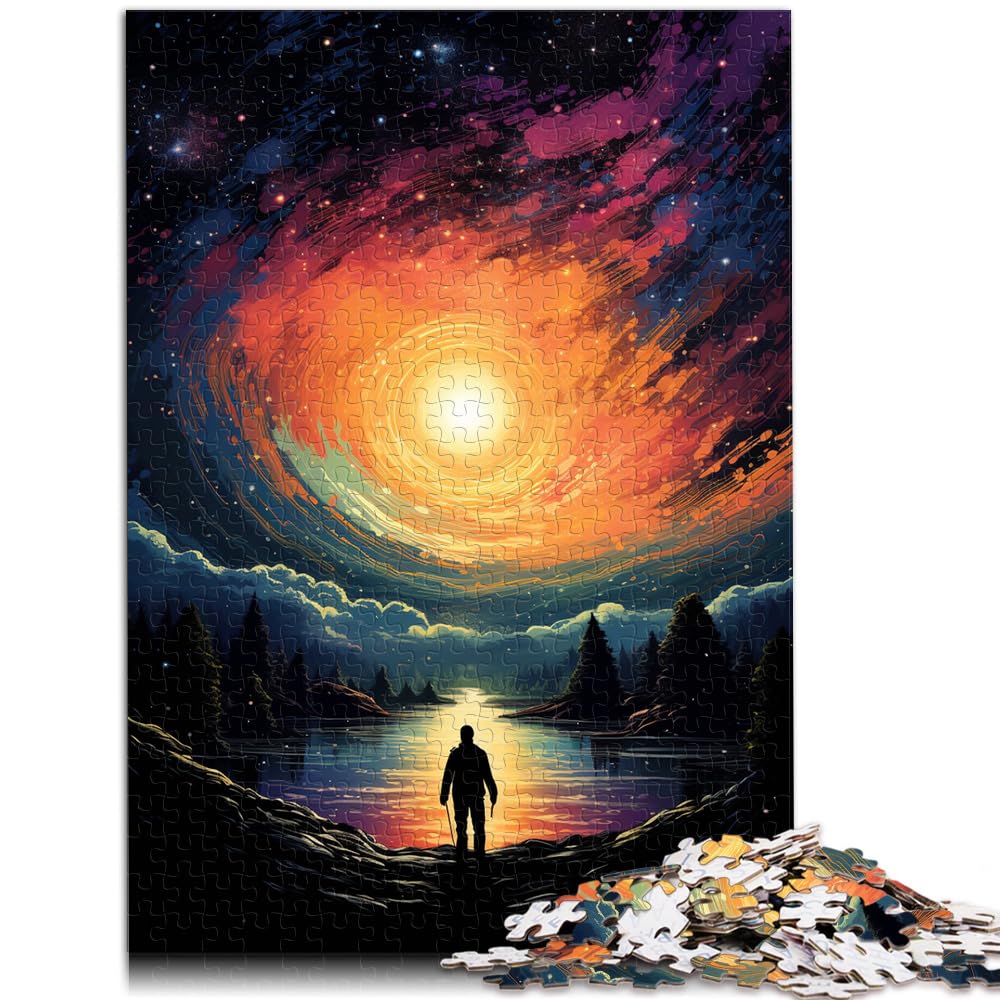 Puzzles, Geschenke, Spielzeug, Fantasienacht, Puzzles, 1000-teiliges Puzzle für Erwachsene, Holzpuzzle als Geschenk für die ganze Familie, 1000 Teile (50 x 75 cm)