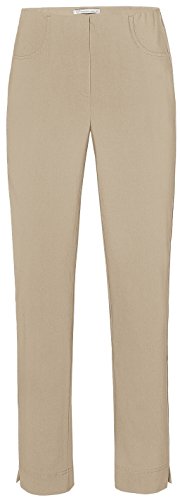 Stehmann LOLI-742 Bequeme, stretchige Damenhose, mit schmalem Be (46, Camel Light)