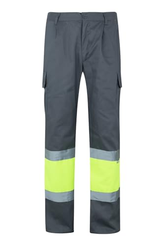 Velilla 157 - Signalhose (Größe XXL) Farbe grau und gelb fluoreszierend