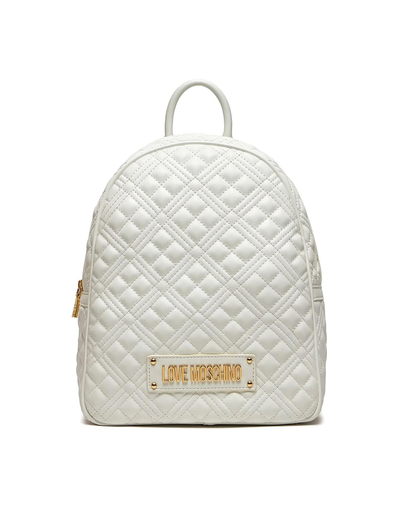 Love Moschino Damenrucksack Marke Love Moschino, Modell JC4235PP0ILA0, Hergestellt aus Kunstleder. Weiß, Weiß, Schulterfrei