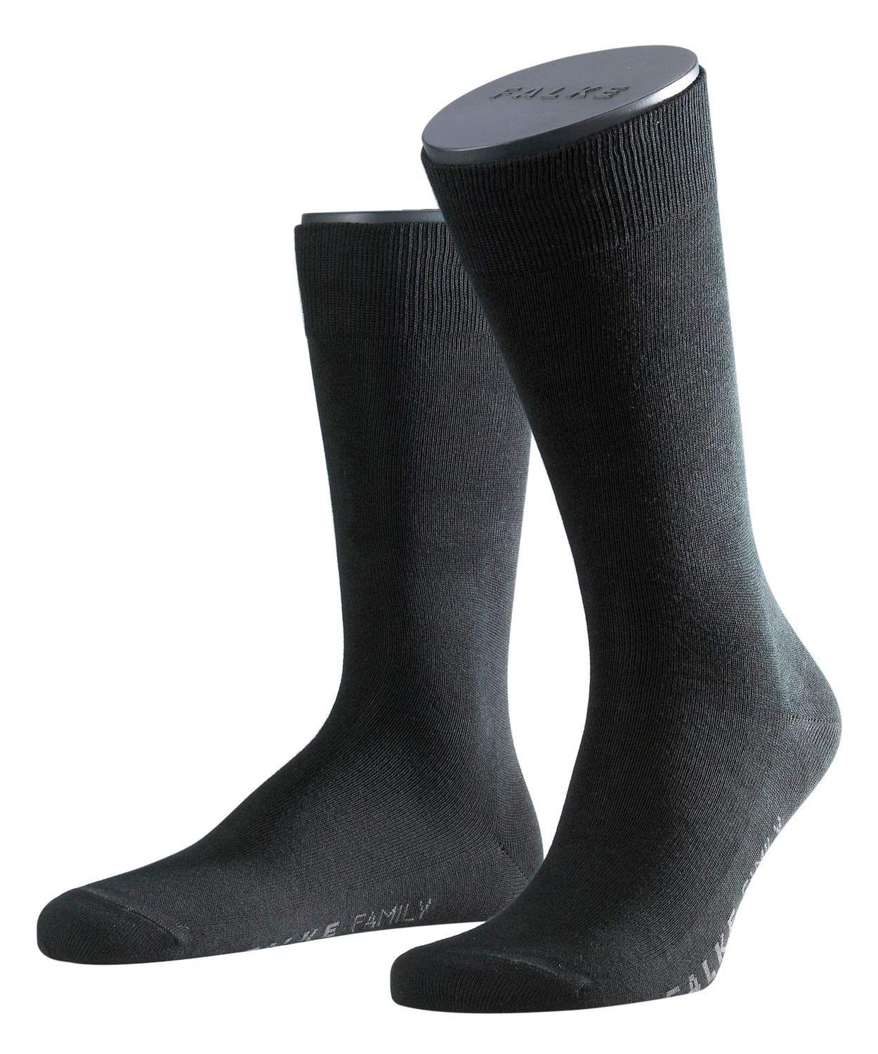 FALKE Herren Family Socken Strümpfe 14645 6er Pack, Sockengröße:43-46;Artikel:14645-3000 black