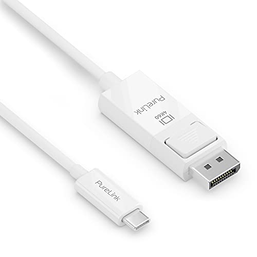 PureLink USB-C auf DisplayPort Kabel, 4K Ultra HD 60Hz, vergoldete Steckkontakte, 2,00m, weiß