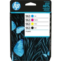 HP 963 - 4er-Pack - Schwarz, Gelb, Cyan, Magenta - original - Tintenpatrone - für Officejet Pro 9010, 9012, 9013, 9014, 9015, 9016, 9018, 9019, 9020, 9022, 9023, 9025, 9028