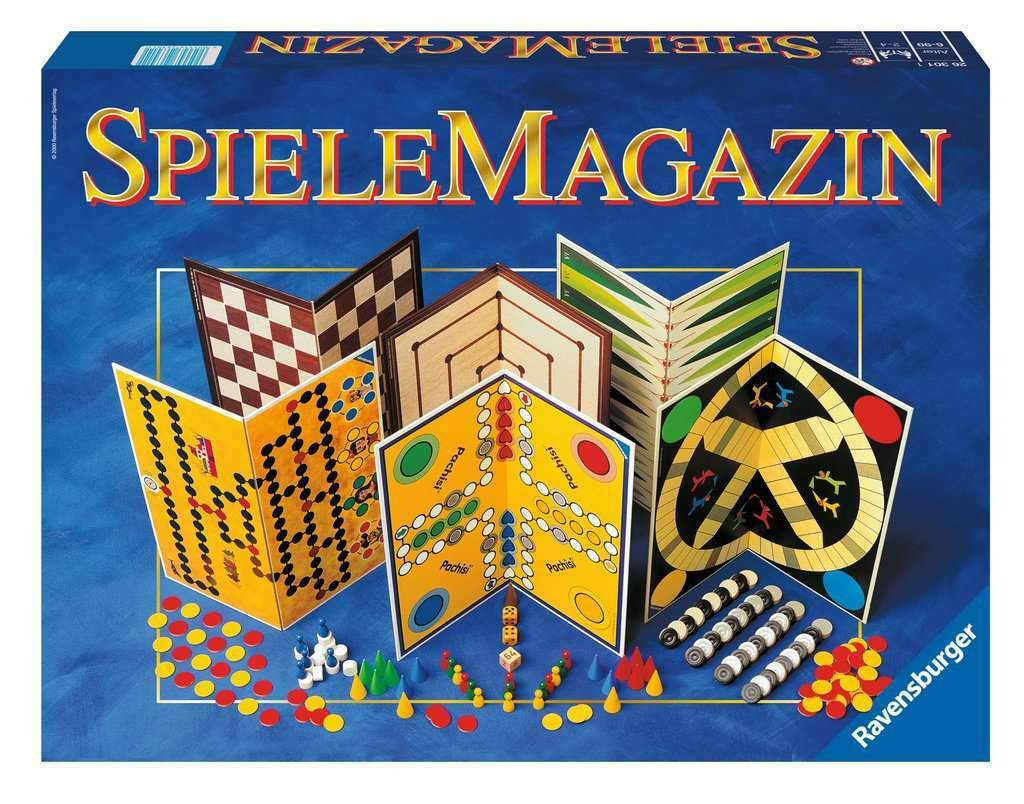 Ravensburger 26301 - Spiele Magazin, Spielesammlung mit vielen Möglichkeiten für 2-4 Spieler, Gesellschaftsspiel ab 6 Jahren, die besten Familienspiele