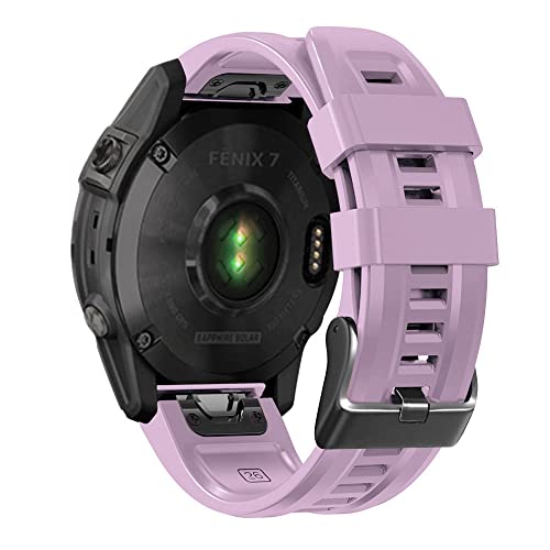 OPKDE Armband für Garmin Fenix 7X 7 6 6X Pro 5 5X Plus/Coros Vertix Smartwatch 26, 22 mm, Silikonarmband, atmungsaktives Uhrenarmband für VERTIX2, 22mm Fenix 7, Achat