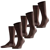 FALKE Functional Herren Socken Sensitive Malaga 3er Pack, Größe:43-46;Farbe:Brown (5930)