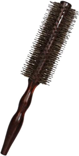 Sandelholz Holzkamm Lockige Haar Kamm Haarbürste für Frauen Borsten Haarbürste Haarpflege Bürste Runde Haarbürste Pin Schwanz Kamm Roller Haar Lockenwickler Bürste Runde Haarbürste Ionische Roller