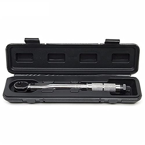 Crepundia Drehmomentschlüssel,Torque Wrench 3/8 Drehmomentschlüssel Auto Reparaturwerkzeuge Drive 19-110N.M Zweiwege Ratchet-Schraubenschlüssel