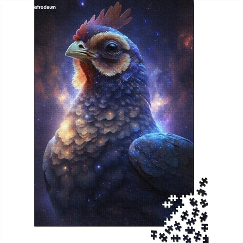 1000 Teile für Erwachsene, schwieriges PuzzleCosmic Rooster für Erwachsene, 1000 Teile Puzzlespiel, Spielzeug für Erwachsene, Familienpuzzle, Geschenk (Größe 75x50cm)