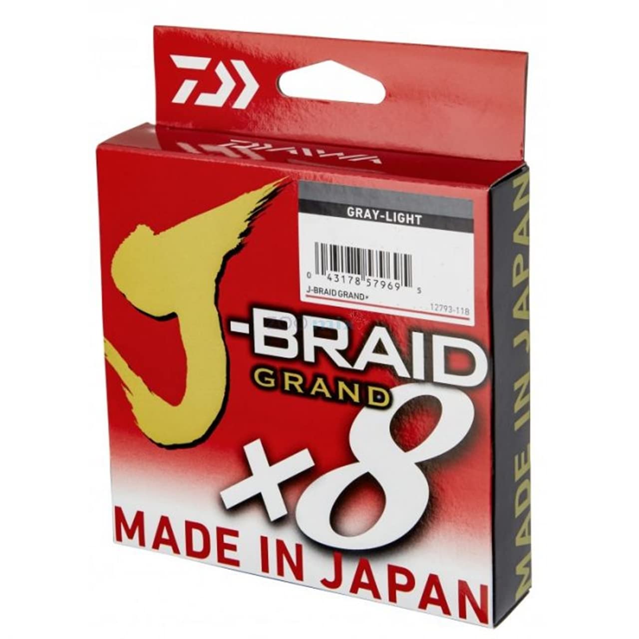 Daiwa - Fishing Braid J Braid Grand 10/100 135 M - Gray - 12793010