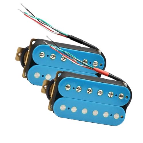 E-Gitarre Humbucker Pickup Coil Spliting Pickup 4 Leitungskabel Gitarrenteile Single-Coil-Tonabnehmer (Color : 4)