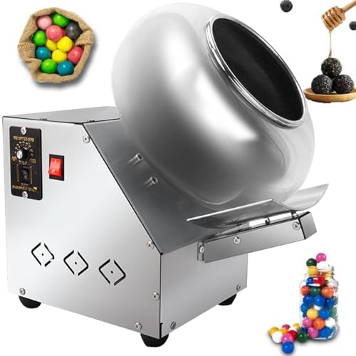 Qiang Kommerzielle Zuckerüberzugsmaschine,Schokoladenüberzugs-Poliermaschine,Automatische Tablettenüberzugsmaschine,überzugs-Zuckerkugel Trocknungsmaschine,9 Einstellbare Geschwindigkeiten