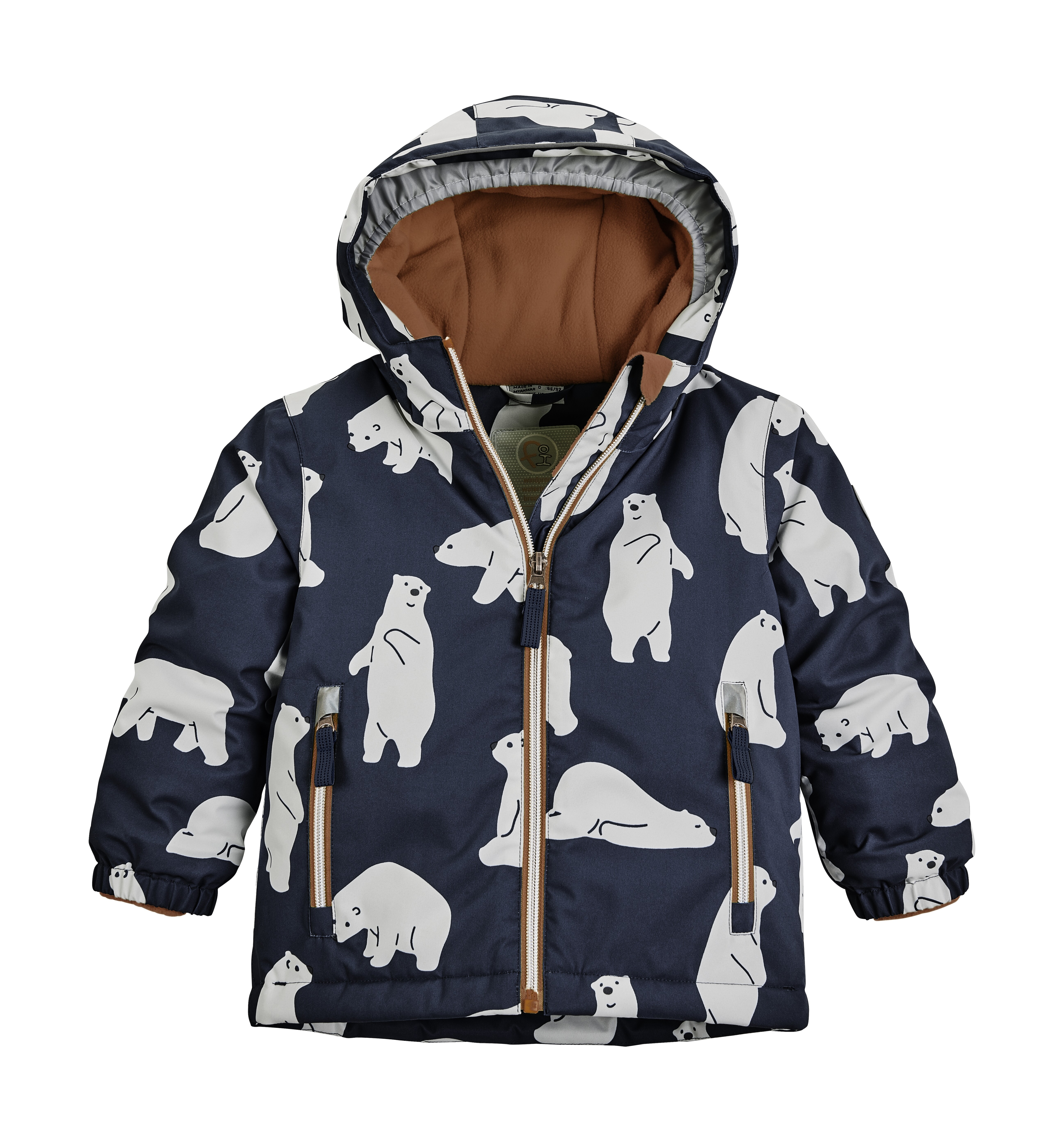 first instinct by killtec unisex Skijacke wasserdicht/Funktionsjacke mit Kapuze und Schneefang FISW 30 MNS SKI JCKT, dunkelblau, 110, 39907-000