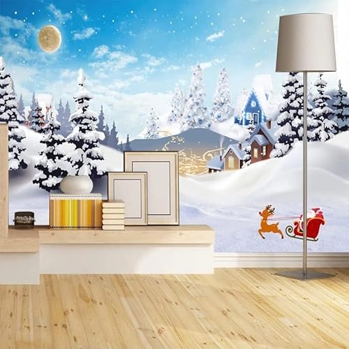 XLMING Porträt Von Pflaume, Orchidee, Bambus Und Chrysantheme Küche Esszimmer Arbeitszimmer Wohnzimmer TV Hintergrund Wand 3D Tapete-150cm×105cm