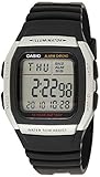 Casio Herren Armbanduhr Collection Digital Quarz Schwarz Resin W-96H-1Aves