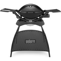 Weber Gasgrill Q 2200 Schwarz mit 1 Brenner und Standgestell